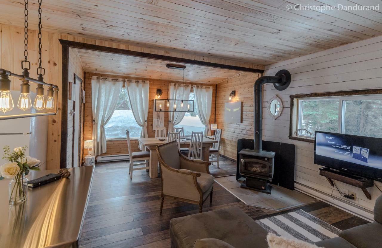 Chalet Le Louna - Les Chalets Spa Canada ลามัลแบ ภายนอก รูปภาพ